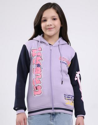Girls Hooded Neck Full Sleeve Sweatshirt