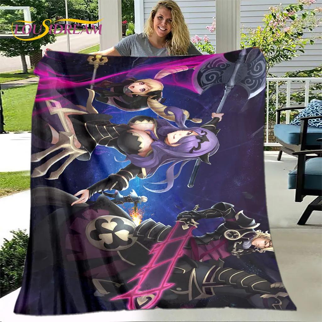 Game Fire Emblem Series Gamer Soft Plush Blanket,Flannel Blanket Throw Blanket for Living Room Bedroom Bed Sofa Picnic Cover Kid