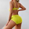 Women's Fashion New Backless Strapless Color Open Crotch Bodysuit Shapewear