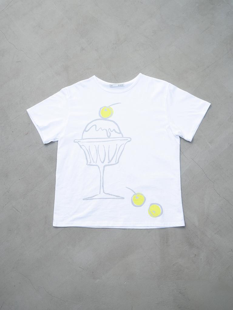 Onseuka Cherry Sorbet T (White)