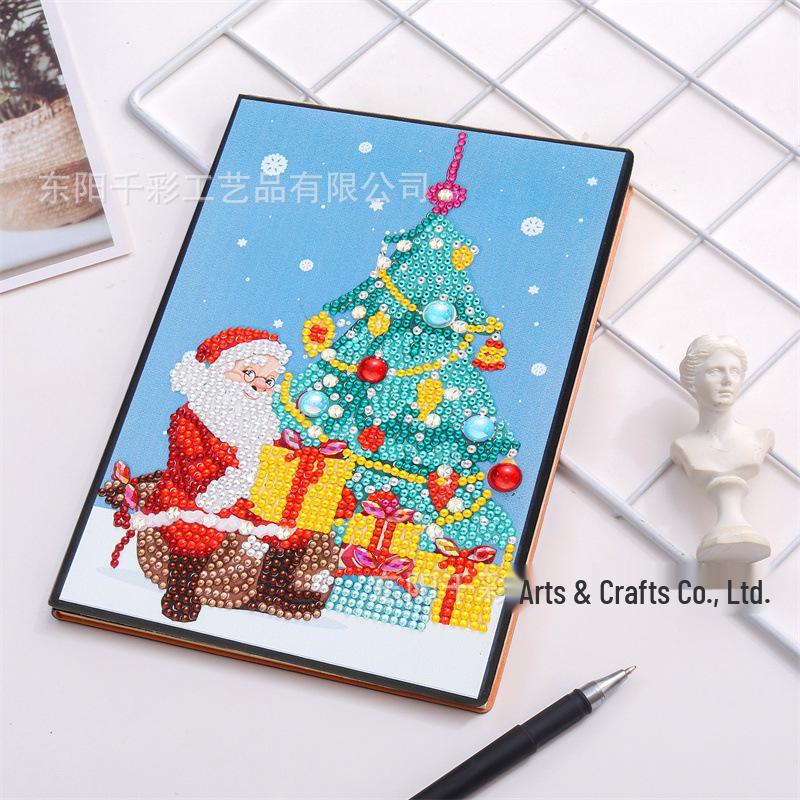 Diamond Painting DIY Notebook: Special-Shaped Shiny Design, 50 Pages, Perfect Christmas Holiday Gift