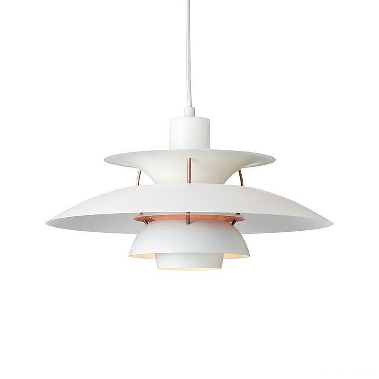 Danish UFO Pendant Light: Nordic Bauhaus Design for Dining Room or Bar