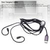 Type C Headphone Cable Fit for Sennheiser IE300 IE600 IE900 Headphone OFC Replacement Cable Built in Microphone 47.24in