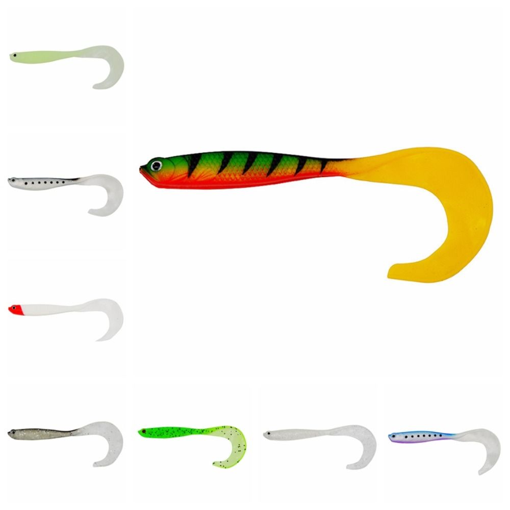 

4PCS/Pack 6g Fishing Lure T-Tail Jigging Wobblers Fishing Tackle Silicone Lures Seawater
