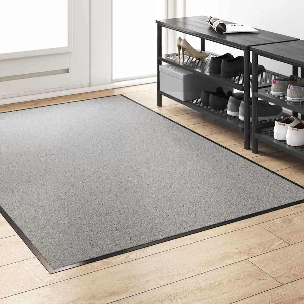 Doormat Gray and Black 120 x 180 cm 100percent  Polyamide
