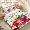 Strawberry Princess Bedding Set, 1 Duvet Cover & 2 Pillowcases Soft Comfortable Bedroom Home Textile Decor