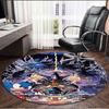 Sonic Print Round Rug, Washable Floor Carpet, For Entryway Dorm Laundry Room Office Study, Home Decor Birthday Christmas Gift