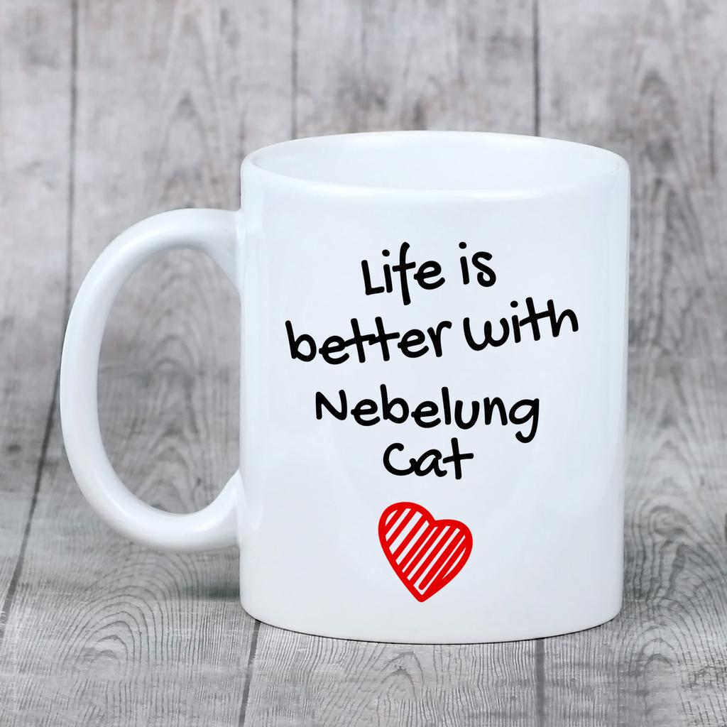 Nebelung - cup with a cat, cup with a photo, personalized gift from the Art-Dog brand