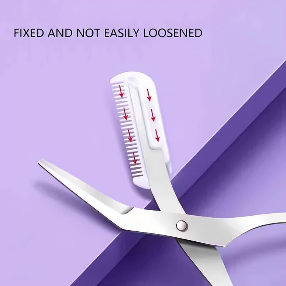 Eyebrow Trimmer Makeup Tools Stainless Steel Eyebrow Scissors with Comb Hair Removal Perfect Eyebrows Shaping Beauty Makeup Tool