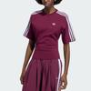 adidas Originals Adilenium 5.0 Slim Drei Streifen Enganliegend Rundhals Sport Kurzarm T-Shirt Damen Oberteile KY5092