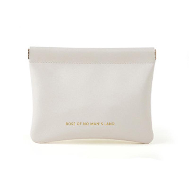 Compact Auto-Close Shrapnel Bag: Earphone, Cable & Cosmetic Portable Storage