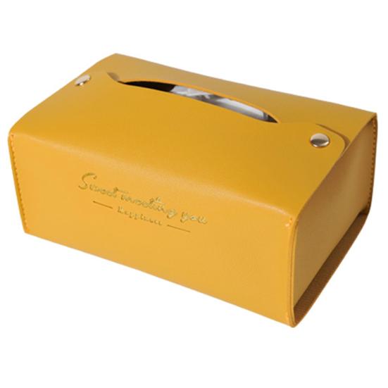 Serviettenbox, hervorragende Verarbeitung, wasserfest, Kunstleder, rechteckig, Kosmetiktuchspender, Organizer, Heimbedarf