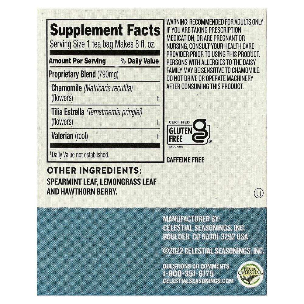 Celestial Seasonings Sleepytime Extra® Wellness Caffeine-Free Tea Bags, 20 Count, 35g (1.2oz)