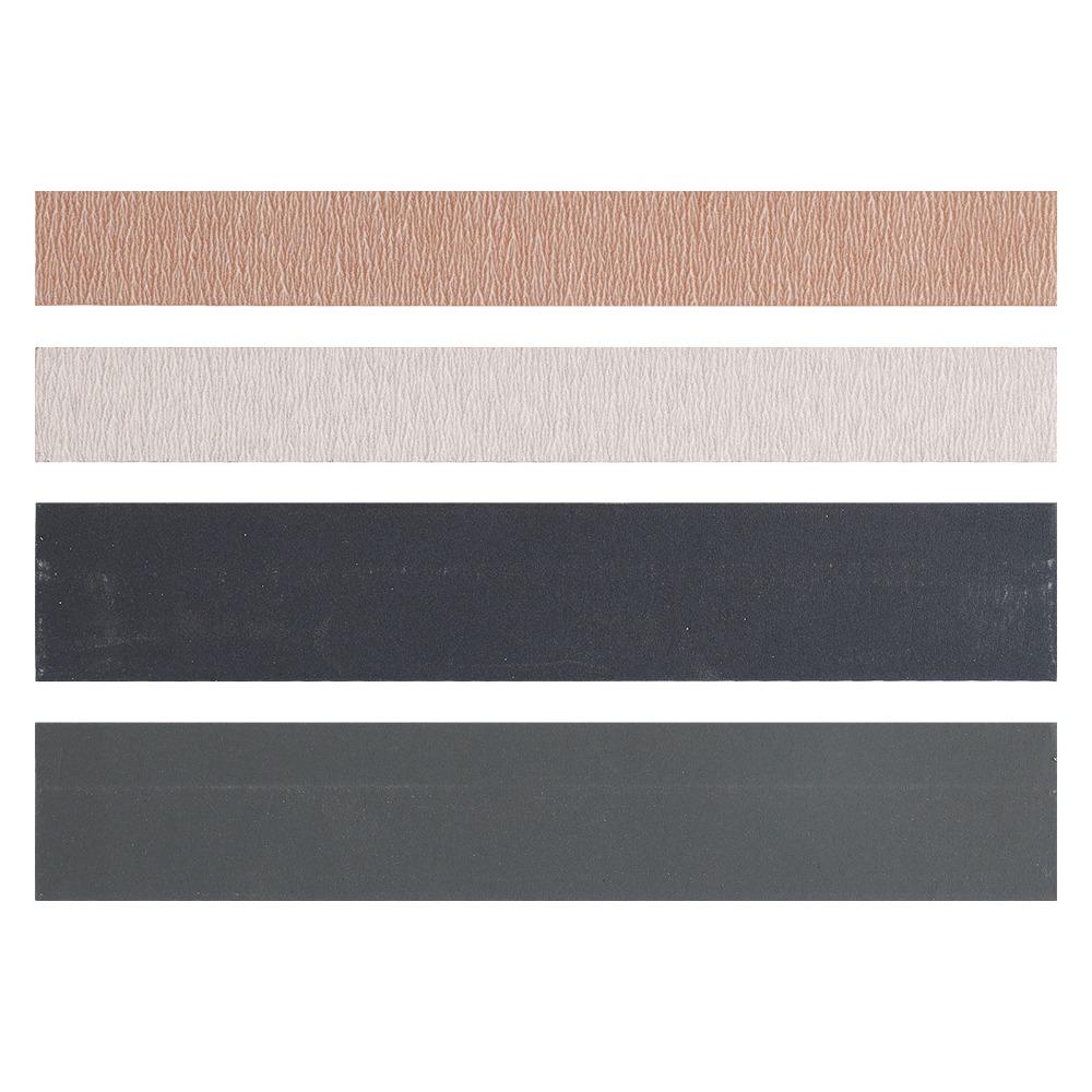 4PCS 15CM(5.91in) Length Fret Sanding Tool Sandpaper Color Luthier Sanding Tool For Guitarists
