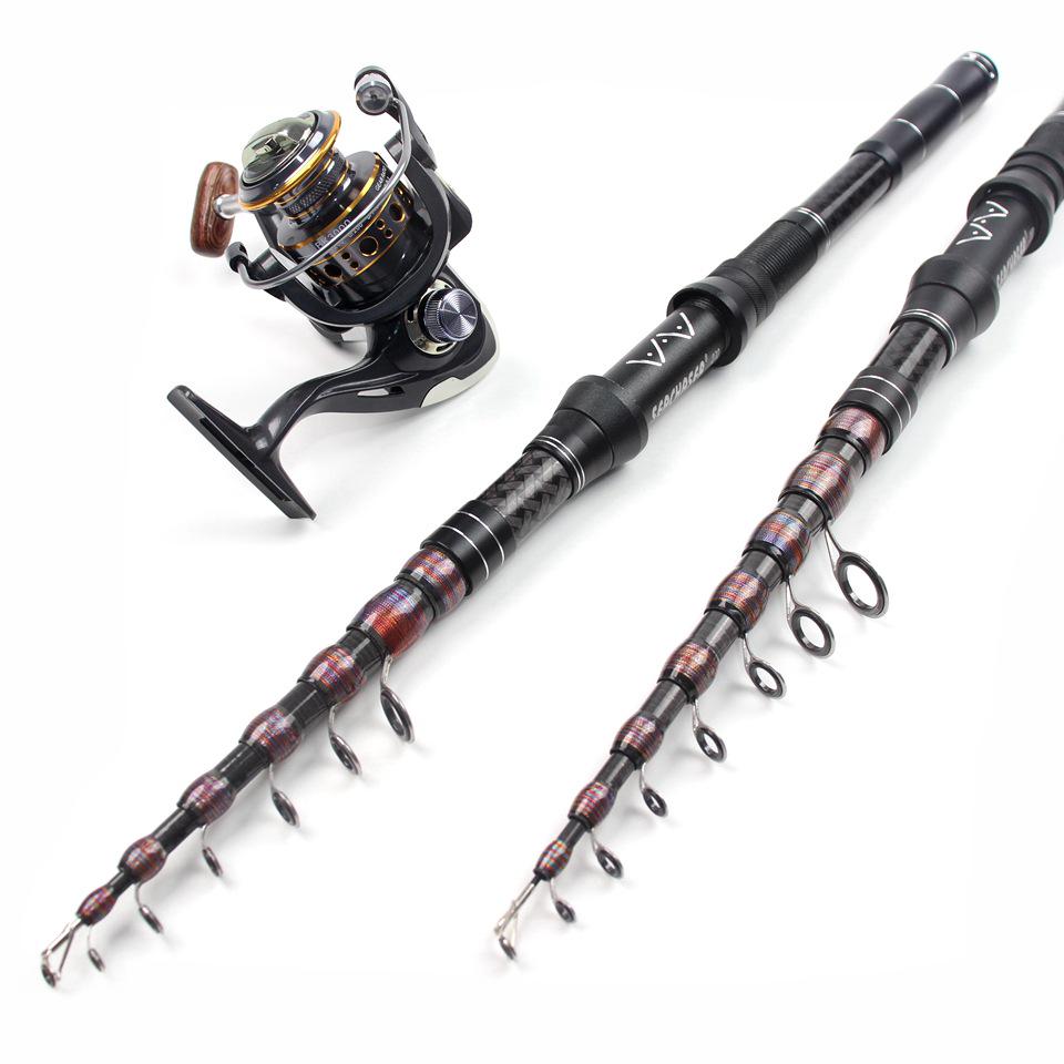 Universal Carbon Fiber Telescopic Fishing Rod for All Water Areas