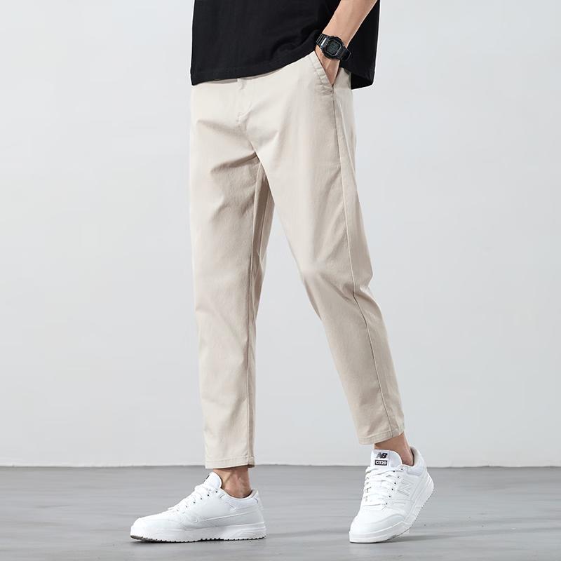 Hodo Men s Straight-Leg Stretch Casual Pants 36