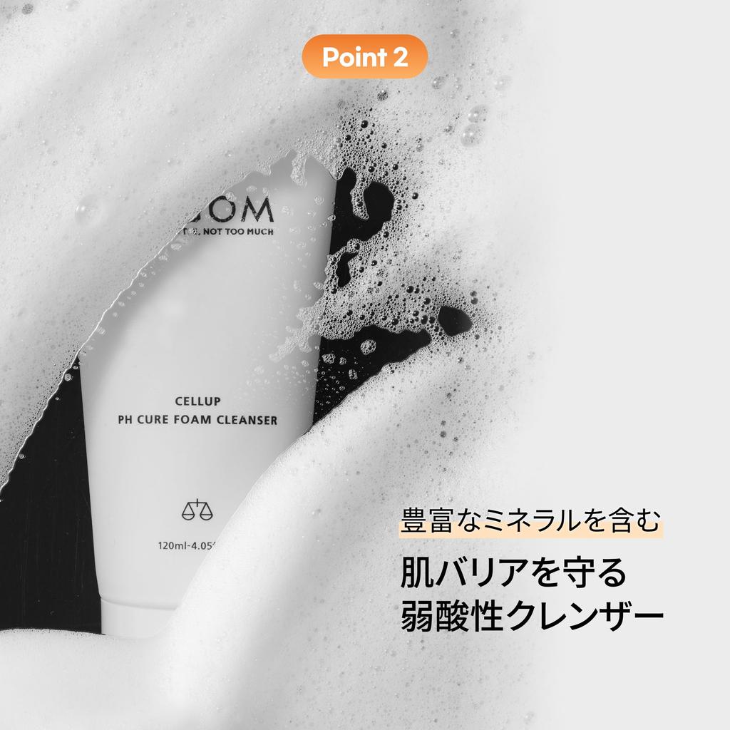 LAGOM pH Balancing Foam Cleanser 120ml (makeup remover/face wash)