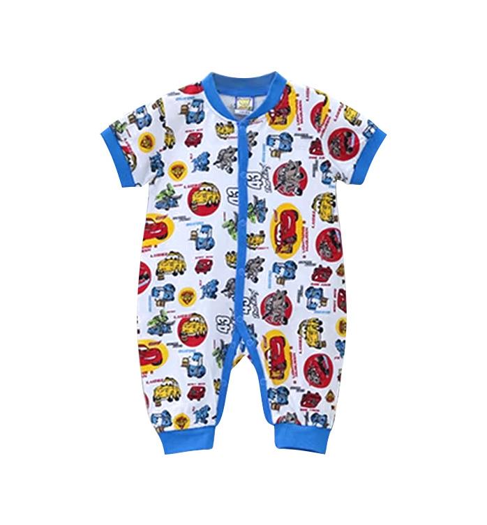 Newborn Boy Girl Infant Clothing Cotton Button Short Sleeve Rompers Winter Spring One Piece Kid Long Sleeve Kidswear Aapparel
