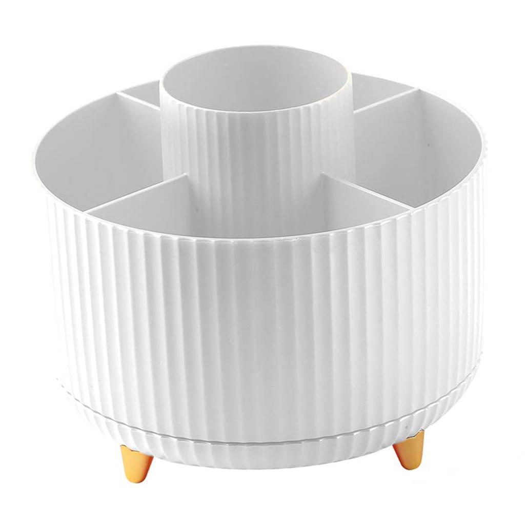 Schreibtisch Stiftehalter 5 Fächer 360 Grad drehbar Stifte Organizer für Schreibtischaufbewahrung