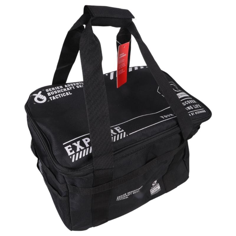 

Picnics Storage Box with Thickened Bump Protections Waterproofs Oxford Fabric Texture Suitable for Camping Gear 30L