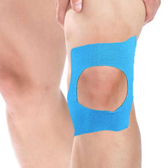10 Pcs Pre Cut Kinesiology Tape for Knee Waterproof Knee Support Tape Elastic Cotton Athletic Tape for Joint Support Muscle Pain Relief