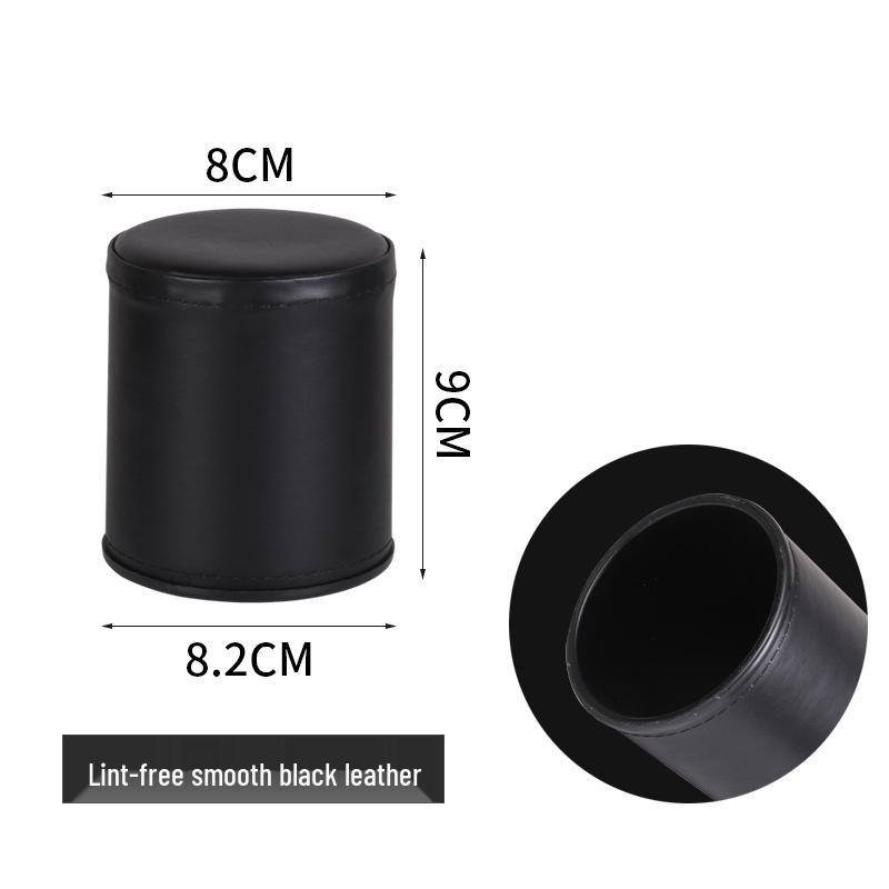 Sound-Dampening Silent Leather Dice Cup for Nightclubs and Bars