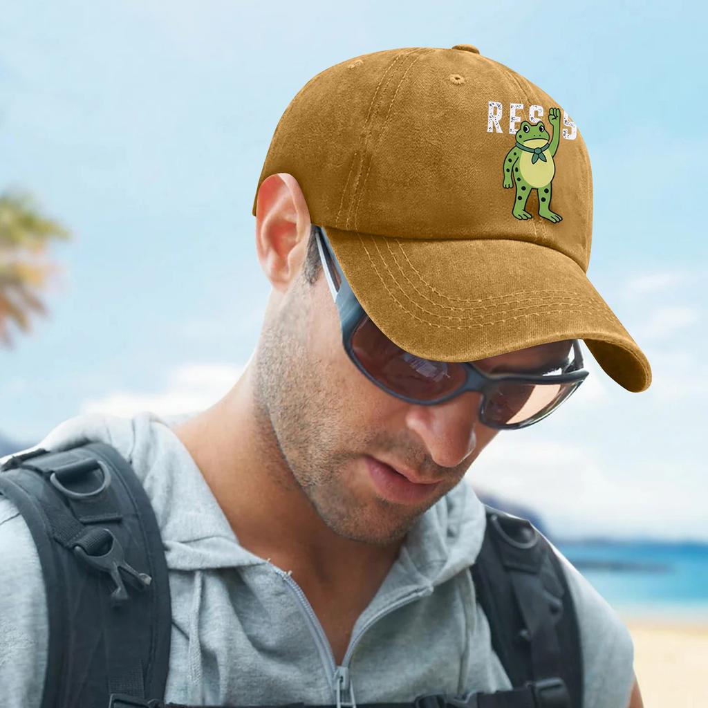 Fashionable Print Men's And Women's Adjustable Baseball Caps