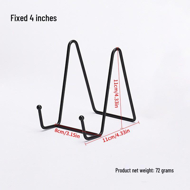Metal Folding Display Stand for Photos, Plates, or Ornaments