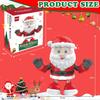 OBEST Dancing Santa Robot Santa Claus Toy Model with LED Electronic Collectible Moveable Educational Singing and Baby Christmas Gift for Boys and
