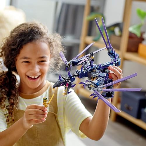 LEGO Ninjago Dark Emperor Overdragon 71742 Toy Block Gift Ninja Dragon Boys Ages 7 and Up