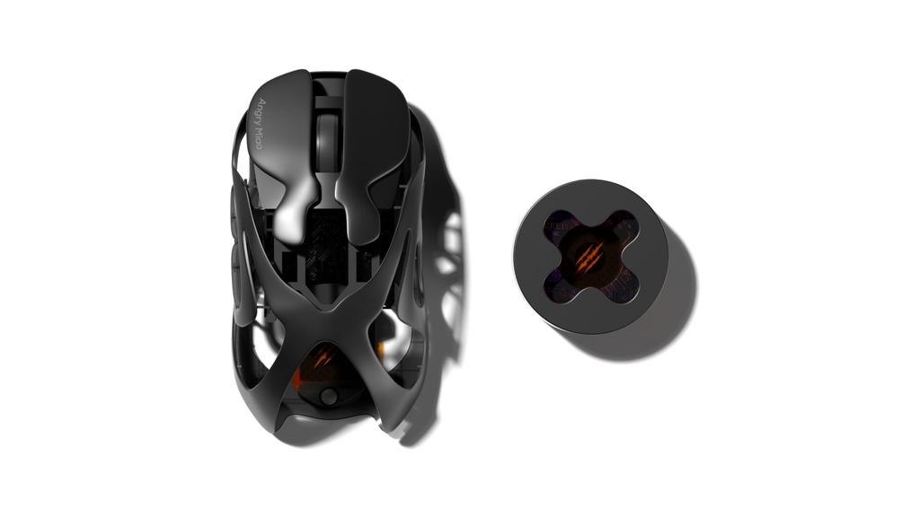 Herní myš Angry Miao Infinity 49g z hořčíkové slitiny s oboustranným úchopem Claw a Claw, 8kHz polling, senzor PAW3950HS, japonská myš, 2,4g bezdrátová,