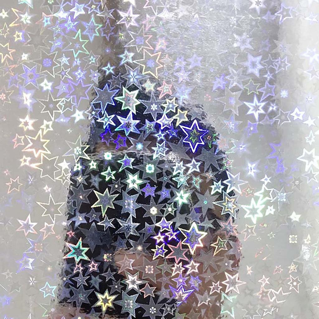 10Pcs Holographic Adhesive Film Flash Lure Tape Flash Artificial Fish Skin DIY Jig Sticker for Fishing Lure Making DIY