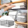 Under Cabinet Shelf Basket Pull Out Shelf Extender Hanging Storage Baskets Wire Rack Storage Organizer for Dorm ,Desk, Closet