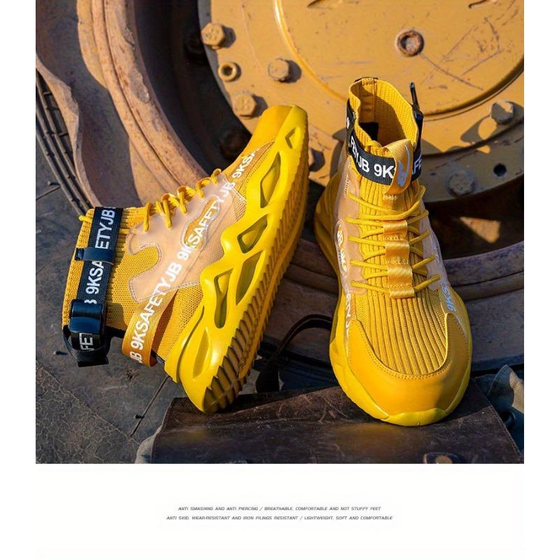 Unisex Steel Toe Boots Lightweight Comfortable Safety Work Shoes