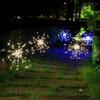 Solar LED Waterproof Dandelion Fairy Lights with Copper Wire and Ground Plug