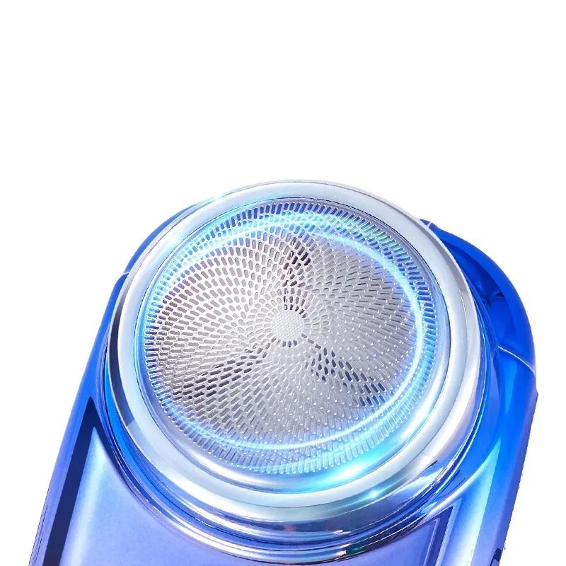 Mini Portable Travel Shaving Razor USB Rechargeable Beard Trimmer Compact Off-Road Gear Men's Grooming Tool