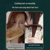 HOMEMAKER Natural Ebony Wood Wide Tooth Massage Comb