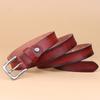Vintage Leather Belt Genuine Leather Denim Top Layer Cowhide Women's Belt Korean Style Casual Thin Pin Buckle Belt