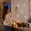 3D Printed Snowflake Fridge, Decorative Refrigerator for Kitchen Home Decor