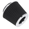 High Flow Air Intake Filter Clamp On Design Washable Steel Nonwoven Fabric Universal for Car
