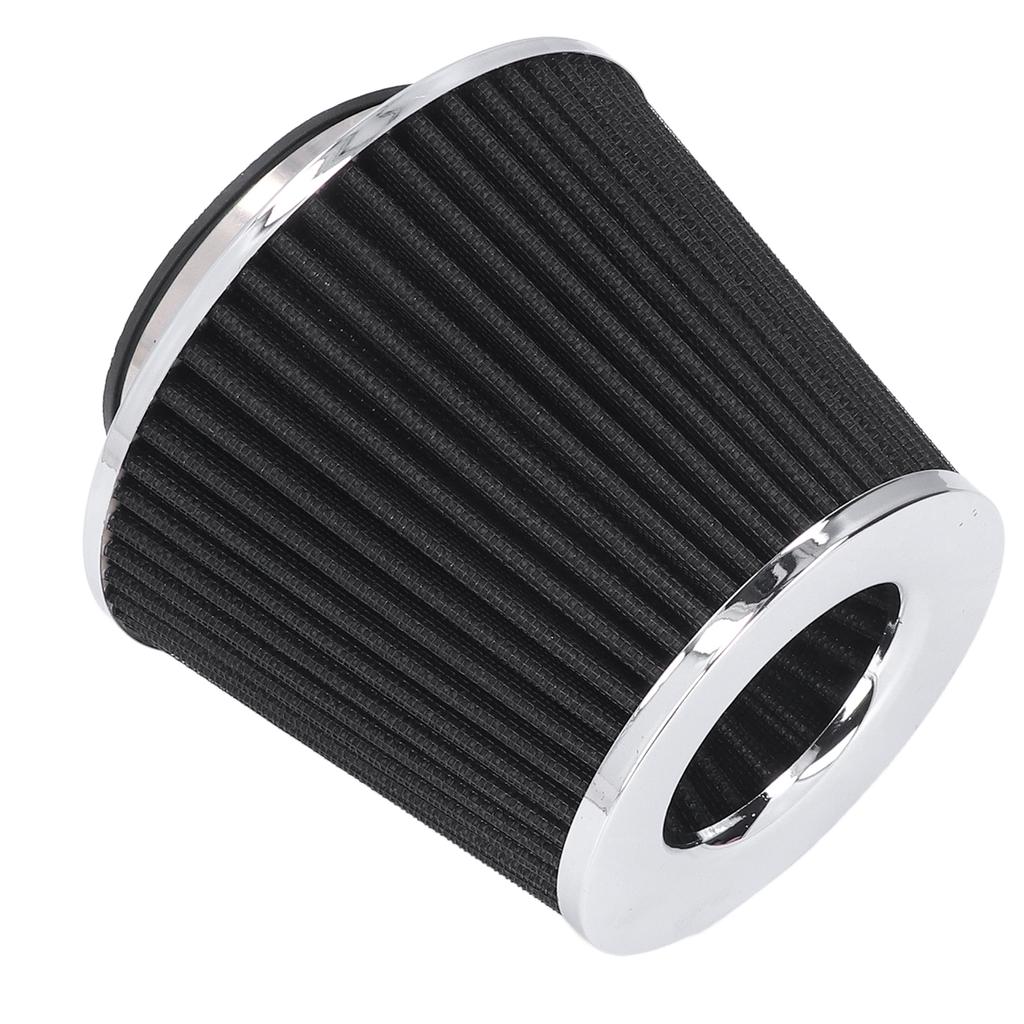 High Flow Air Intake Filter Clamp On Design Washable Steel Nonwoven Fabric Universal for Car