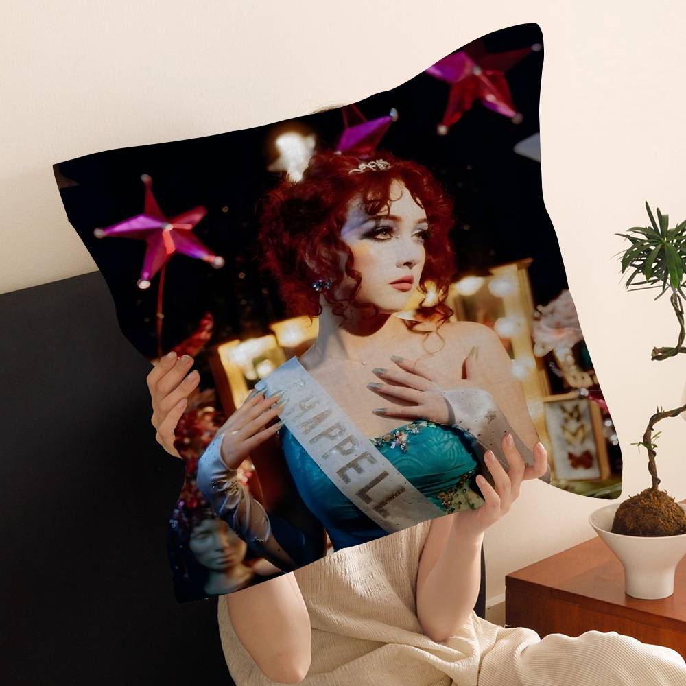Chappell Roan Singer 45*45cm Cushion Cover Pillow Cover Decor Pillowcase Home Pillowcase for Couch Pillow