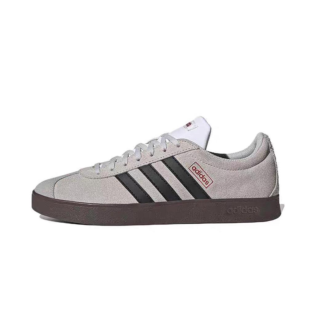 adidas Vl Court Classic Odolné proti oděru Odolné proti oděru Nízké Skateboardové boty Dámské Stříbrné JS3003(Team1326-SBOX)