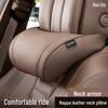 Car Headrest and Lumbar Support Pillow Set for Sports Seats - Chic and Comfortable for Girls