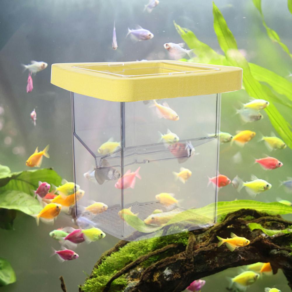 Clear Aquarium Breeder Box Acrylic Fish Breeding Isolation Box Fish Nursery Incubation Box Betta