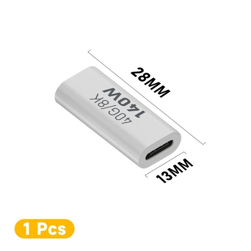 

90 Degree USB C Converter 140W Type C Adapter Converter Female to Male Right Angle Elbow USB Earphone Audio Data Charge Extender