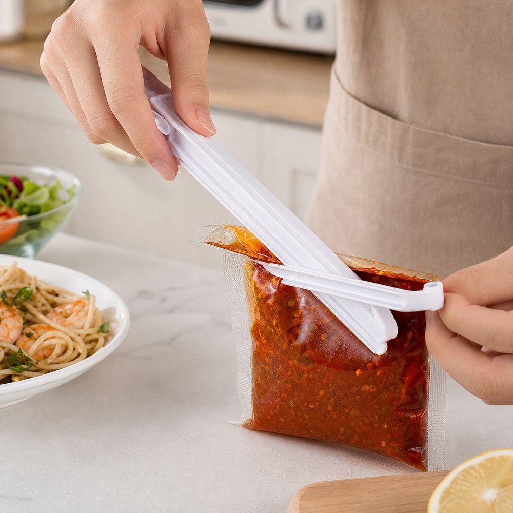 Portable Bag Squeezer Clip Scissor Style Handle Packet Squeezer Bag Sealing Clip  Kitchen Use