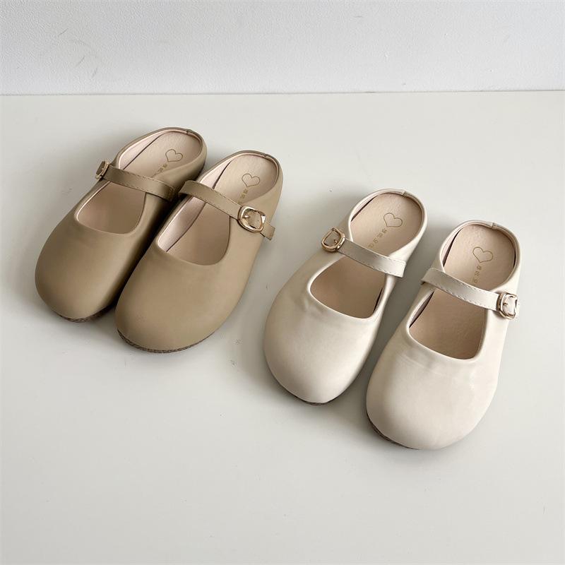 Beige lightweight explosive non-slip bag head flat-bottomed slippers women's summer sandals shoes