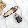 Rhinestone Soft-soled Women's Shoes, Which Can Be Rolled and Easily Carried, Ballet Flat Shoes