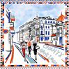 Luxury Mulberry Silk 70cm Square Scarf - Perfect Custom Gift for Mother's Day or Teacher's Day